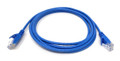 ICC Patch Cord, CAT 6, Clear Boot, Blue, 7', Part# ICPCST07BL