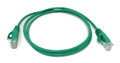 ICC Patch Cord, CAT 6, Clear Boot, Green, 7', Part# ICPCST07GN