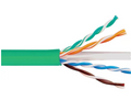 ICC Cat 6E, 600 UTP, Solid Cable, 23G, 4P, CMP, 1,000 FT, Green, Part# ICCABP6EGN