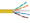 ICC Cat 6E, 600 UTP, Solid Cable, 23G, 4P, CMR, 1,000 FT, Yellow, Part# ICCABR6EYL