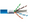 ICC Cat 6A, 650 FTP, Solid Cable, 23G, 4P, CMR, 1,000 FT, Blue, Part# ICCABR6FBL