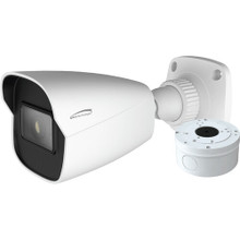 Speco Technologies O4B6N 4MP H.265 AI Bullet IP Camera, IR, 2.8mm lens, Included Junc Box, White Housing, NDAA
