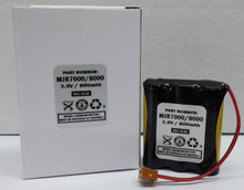 Compumatic Ni-Cad Battery Replacement for Amano MJR Series, IR-430850 Compatible, Part# MJRBATT