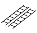 ICC Ladder Rack 5′ Cable Runway Straight Section in 2-Pack to Make 10′, Part# ICCMSLSTV5