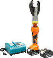 Greenlee 6 Ton Insulated In-line Crimper w/ CJD3BG Head and 230V Charger, Part# EK425VXDBG22