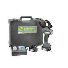 Greenlee ACSR Ratchet Cutter, 12V Charger, Two 4.0Ah Batteries, Part# ESR25LX12