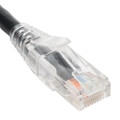 Patch Cord- Cat6- Clear Boot- 25' Black