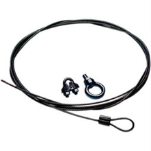 Bogen Black 10 Foot Cable And Clamp, Part# CK10B