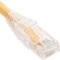 Patch Cord Cat6 Clear Boot 5' Yellow