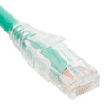 Patch Cord Cat5e Clear Boot 3' Green