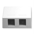 Ic107sb2wh - Surface Box 2pt White