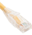Patch Cord Cat6 Clear Boot 1' Yellow