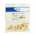 Module- F-type- Gold Plated- 25 Pk White