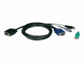 Tripp Lite 10ft Usb / Ps2 Cable Kit For Kvm Switches B040 / B042 Series Kvms 10ft