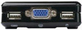 Iogear 2-port Compact Usb Vga Kvm With Built-in Cables