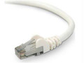 Belkin International Inc 20ft Cat6 Snagless Patch Cable, Utp, White Pvc Jacket, 23awg, 50 Micron, Gold Pl