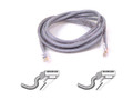 Belkin International Inc Patch Cable - Rj-45 (m) - Rj-45 (m) - 4 Ft - ( Cat 5e ) - Gray