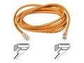 Belkin International Inc Patch Cable - Rj-45 (m) - Rj-45 (m) - 25 Ft - ( Cat 5e ) - Orange