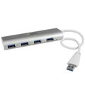 Startech Add Four Usb 3.0 (5gbps) Ports To Your Macbook Using This Silver Apple Style Hub