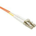 Unc Group Llc 30 Meter Lc-lc Om3 10gig Fiber Optic Cable, Aqua, Ofnr, 50/125 Fiber, Multimode