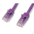 Startech 3ft Purple Cat6 Ethernet Cable Delivers Multi Gigabit 1/2.5/5gbps & 10gbps Up To