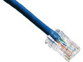 Axiom 1ft Cat5e 350mhz Patch Cable Non-booted (blue)