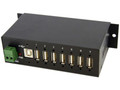 Startech Add 7 External, Wall/din Rail Mountable Usb 2.0 Ports From A Single Usb Connecti