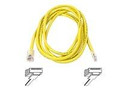 Belkin International Inc 4ft Cat5e Patch Cable, Utp, Yellow Pvc Jacket, 24awg, T568b, 50 Micron, Gold Pla