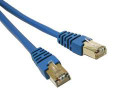C2g 100ft Cat5e Snagless Shielded (stp) Ethernet Network Patch Cable - Blue