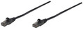 Intellinet 1.5 Ft Black Cat6 Snagless Patch Cable