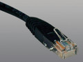 Tripp Lite 1ft Cat5e / Cat5  350mhz Molded Patch Cable Rj45 M/m Black 1ft