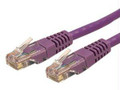 Startech 50ft Purple Cat6 Ethernet Cable Delivers Multi Gigabit 1/2.5/5gbps & 10gbps Up T