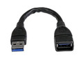 Startech Extend The Reach Of Your Usb 3.0 Port By 6 Inches - 6in Usb 3.0 A Male To A Fema