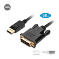 DisplayPort to DVI 6ft Cable
