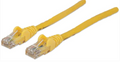 Intellinet IEC-C6-YLW-25, Network Cable, Cat6, UTP, RJ45 Male / RJ45 Male, 7.5 m (25 ft.), Yellow, Part# 342391