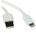 Tripp Lite 3ft Lightning Usb Sync/charge Cable For Apple Iphone / Ipad White 3 Ft