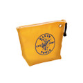Klein Tools Consumable Zipper Bag, Yellow Canvas, 10" x 8" ~Part# 5539YEL ~ NEW