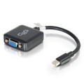 C2g 8in Mini Displayport Male To Vga Female Active Adapter Converter - Black