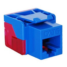 ICC Module, Cat 6, EZ, ,RJ-45 keystone jack, BLUE, Part# IC1078L6-BL