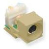 ICC MODULE, RCA IDC, WHITE INSERT, IVORY Stock# IC107B8GIV