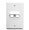 ICC FACEPLATE, ANGLED, 1-GANG, 2-PORT, WHITE, Part# IC107DA2-WH