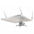 Peerless Industries Lightweight Susp Ceiling Plt W/prg Pro Unv Projector Kit Wht