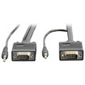 Tripp Lite 15ft Svga / Vga Coax Monitor Cable With Audio And Rgb High Resolution Hd15 3.5mm