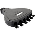 ICC MOBILE, MODULAR, OUTLET BOX 6 PORT, Black, Part# IC107MB6BK