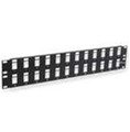 ICC PATCH PANEL, BLANK, 24-PORT, 2 RMS Stock# IC107PP024
