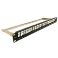 ICC PATCH PANEL, CAT 6A, FTP, 24-PORT, 1 RMS Stock# IC107PPS6A NEW