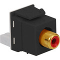 ICC MODULE, RCA IDC, RED INSERT, BLACK Stock# IC107R8GBK