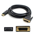 Add-on Addon 5 Pack Of 6ft Displayport Male To Dvi-d Dual Link (24+1 Pin) Male Black Ad