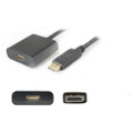 Add-on Addon 20.00cm (8.00in) Displayport Male To Hdmi Female Black Adapter Cable