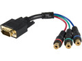 Startech 6in Hd15 To Component Rca Breakout Cable Adapter - M/f